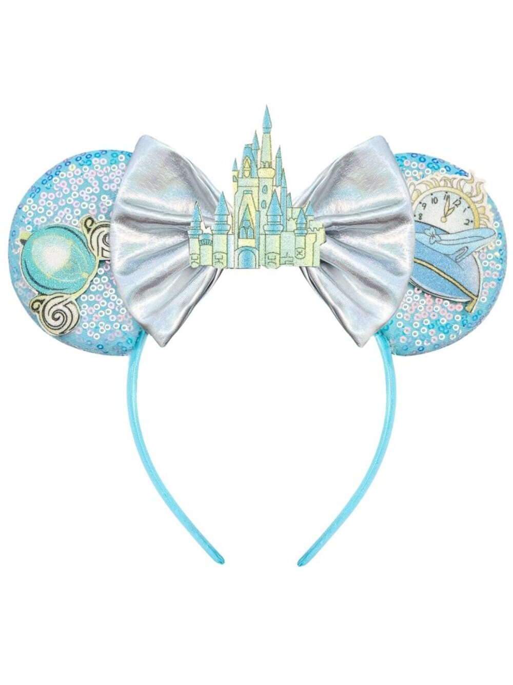 Kids Girls Blue Mickey Mouse Costume Hair Headband for Cosplay